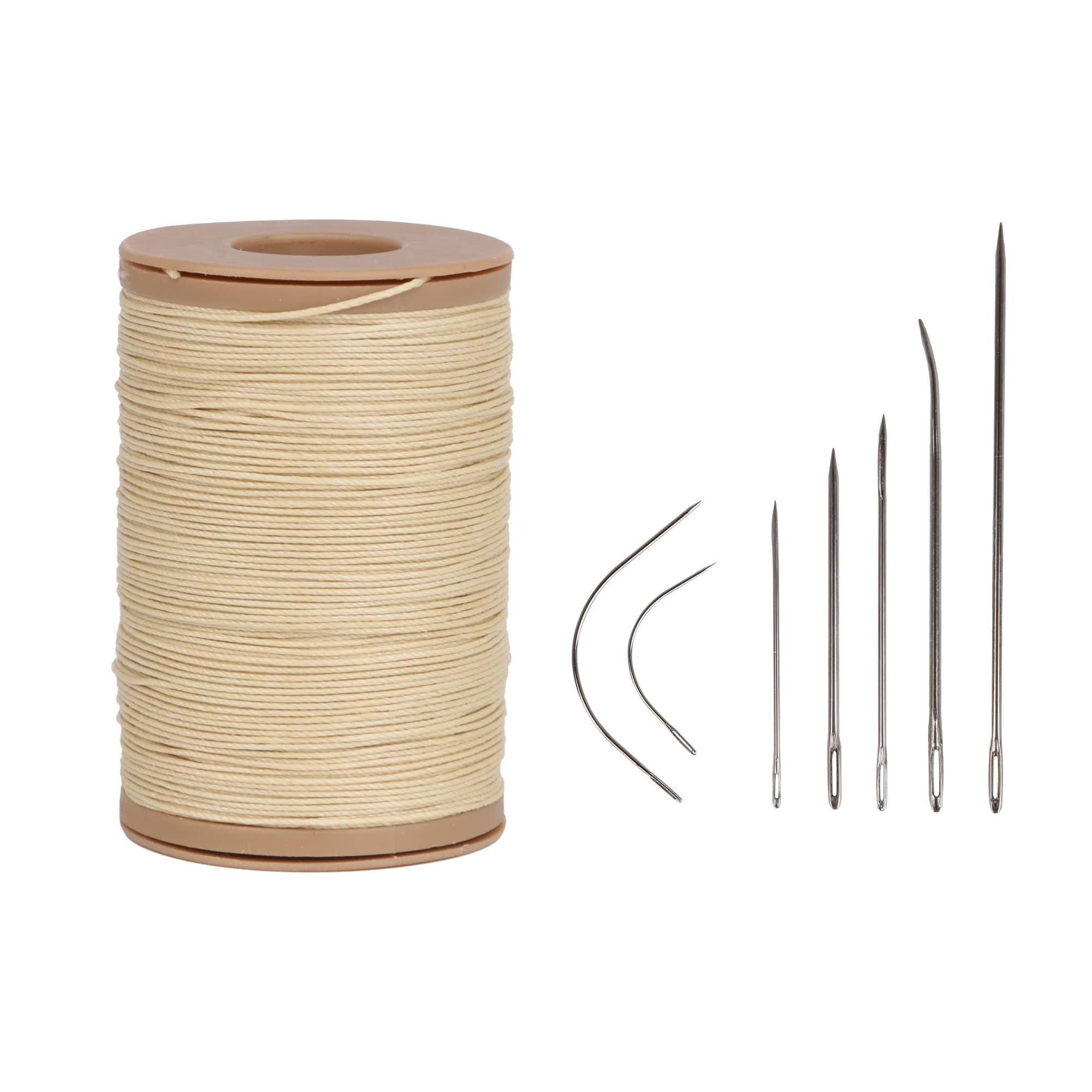 Leather Sewing Thread Cord 75 Meter Length 0.55mm Dia for Arts Crafts Threads Wire