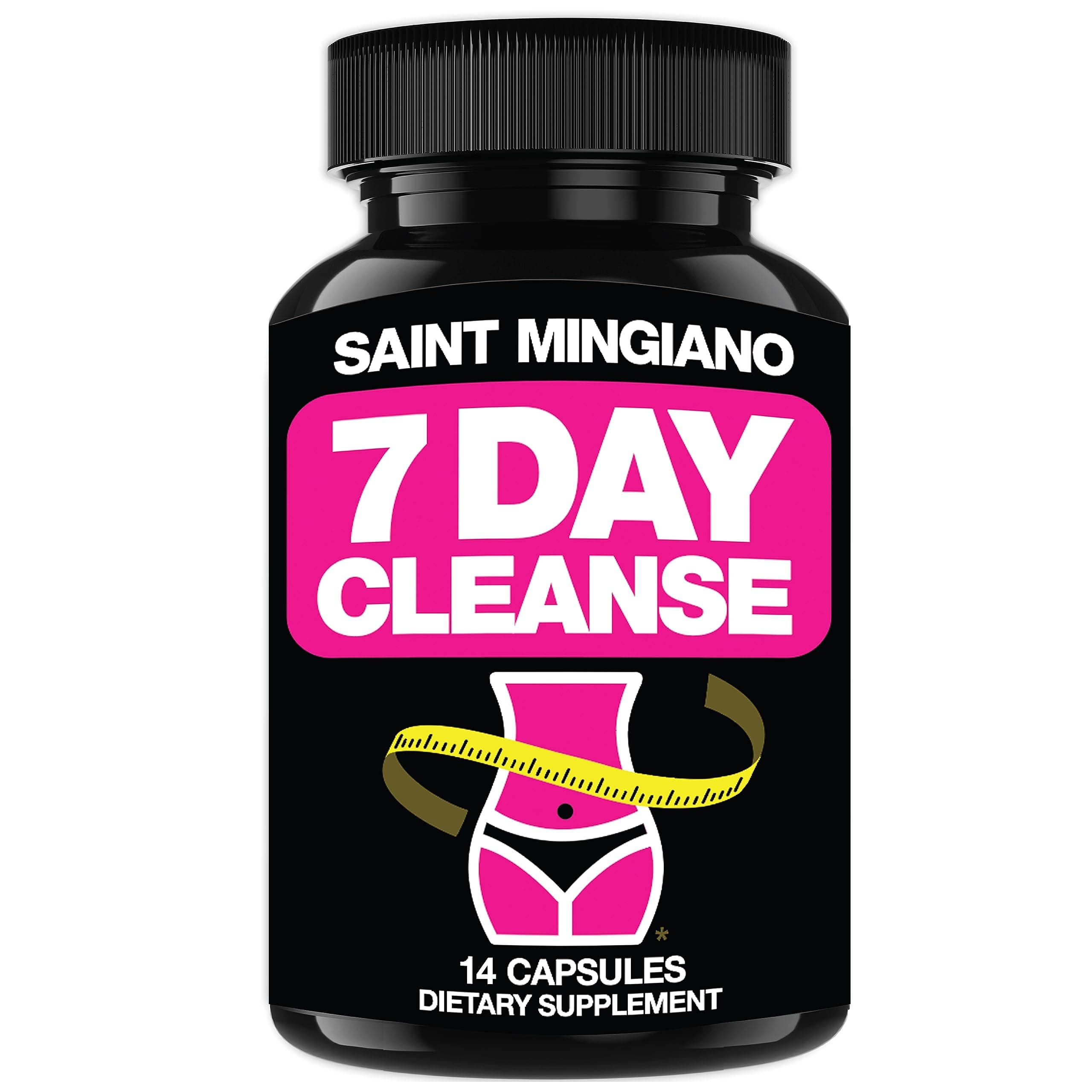 7 Day Cleanse Program | Colon Detox with Natural Laxative for Constipation & Bloating | Extra-Strength Senna Leaf Supplements | Strong for Some People.