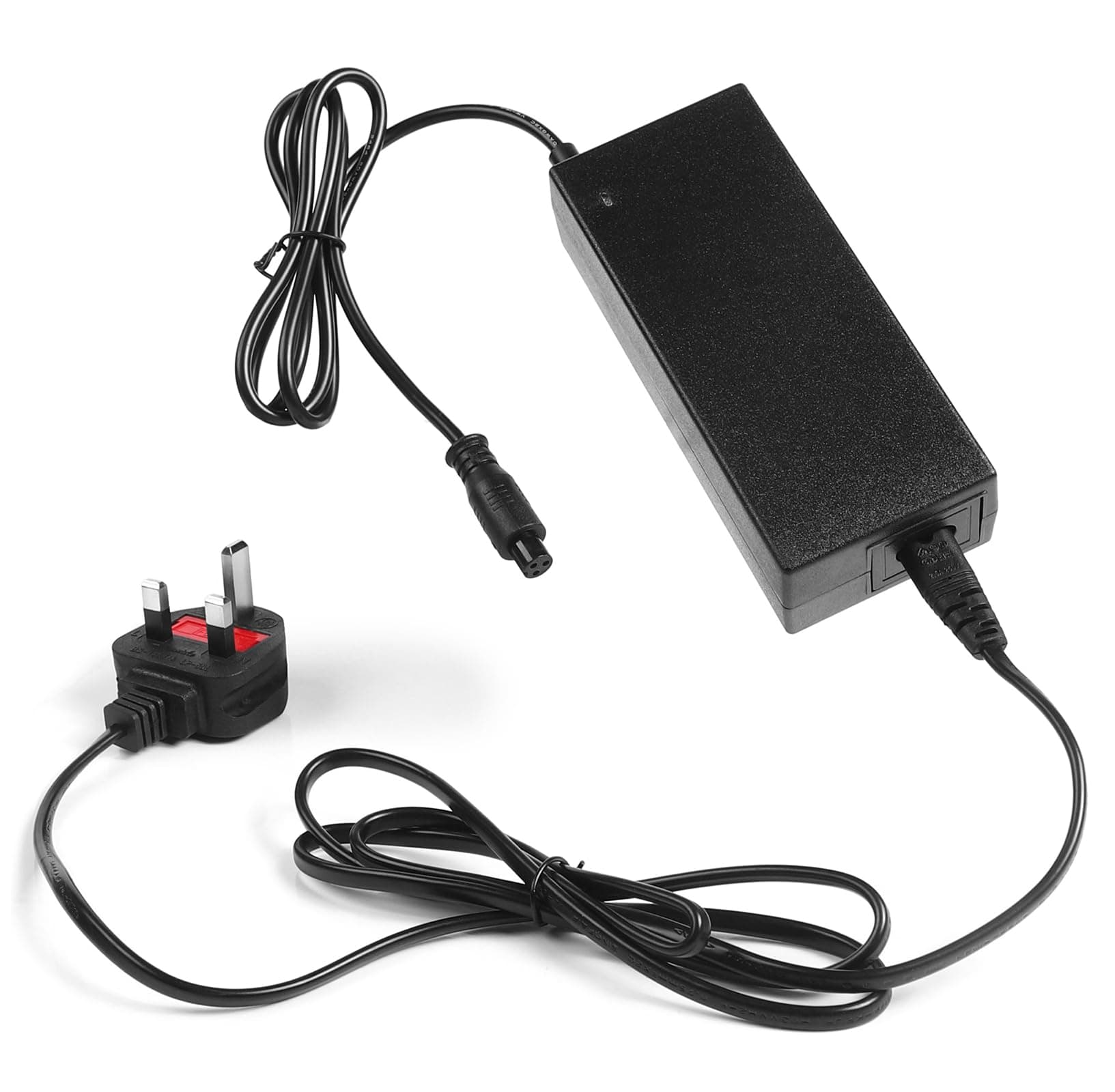 Hoverboard Electric Scooter Battery Charger 42V 2A AC Adapter for Hover-1 Segway Nilox DOC Swagtron Swagway 2 Wheel Self Balancing Scooter (8mm 3-pin)