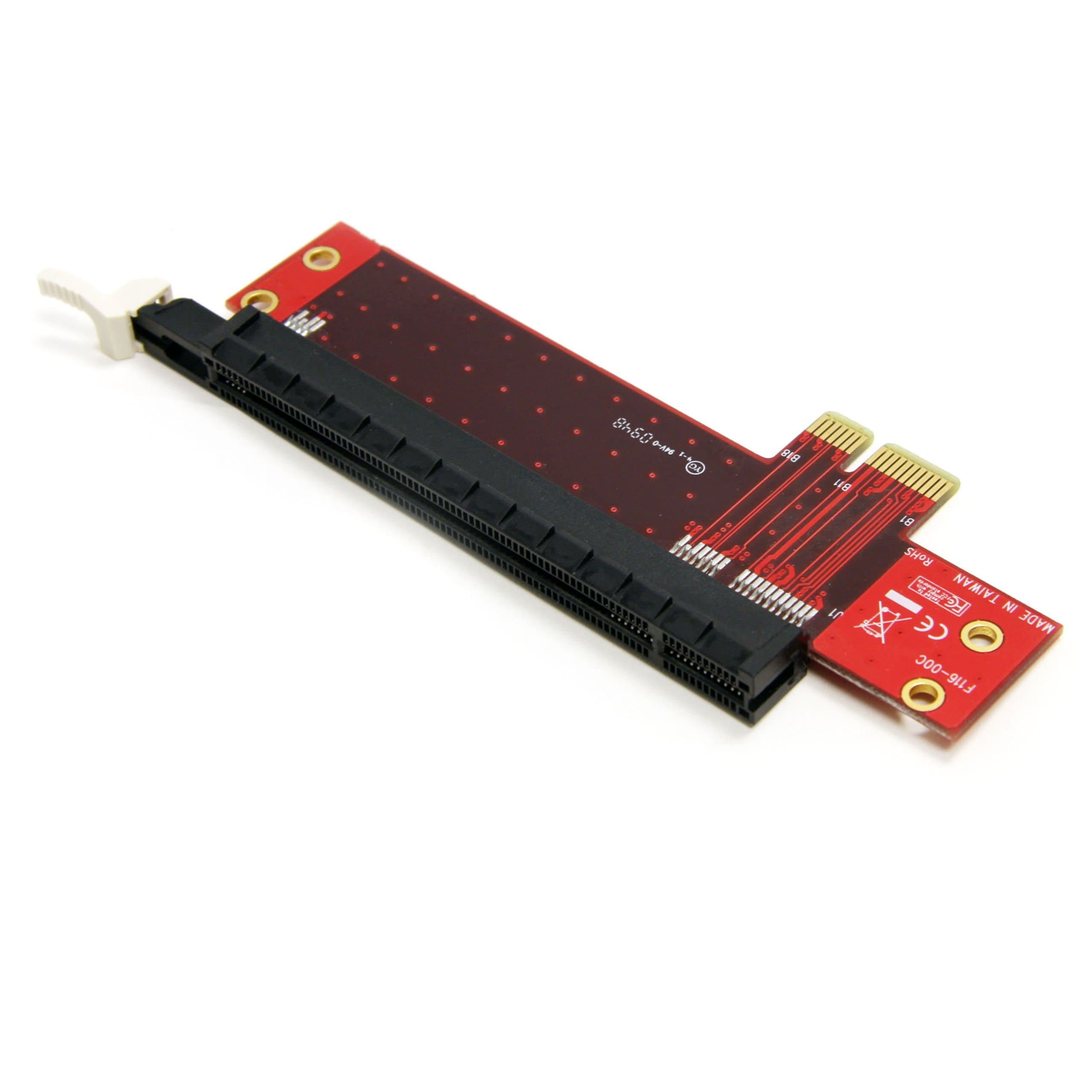StarTech.com PCI Express X1 to X16 Low Profile Slot Extension Adapter - PCIe x1 to x16 Adapter, TAA (PEX1TO162)