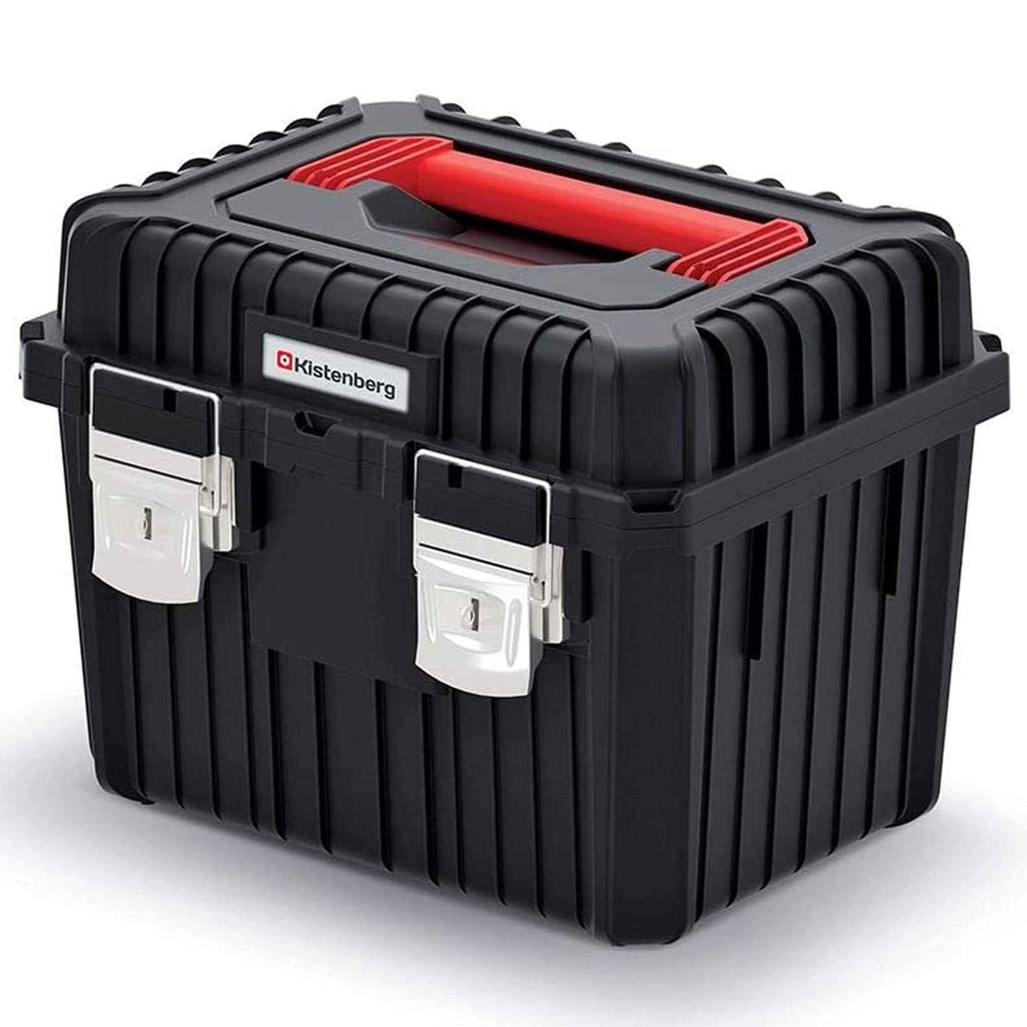 Tool Box with Tool Holder with Clamping Locks, Plastic, 445 x 360 x 337 mm