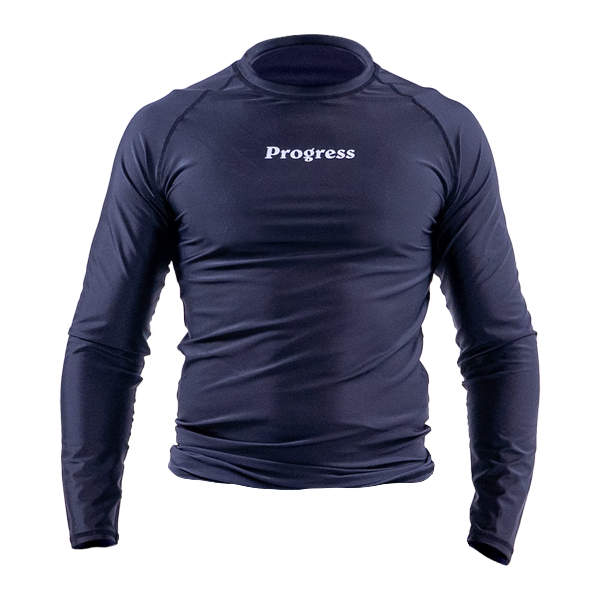 Progress Jiu Jitsu Academy Long Sleeve Rashguard | Comfortable & Durable BJJ Rash Guard | Flexible Rash Guard for Grappling