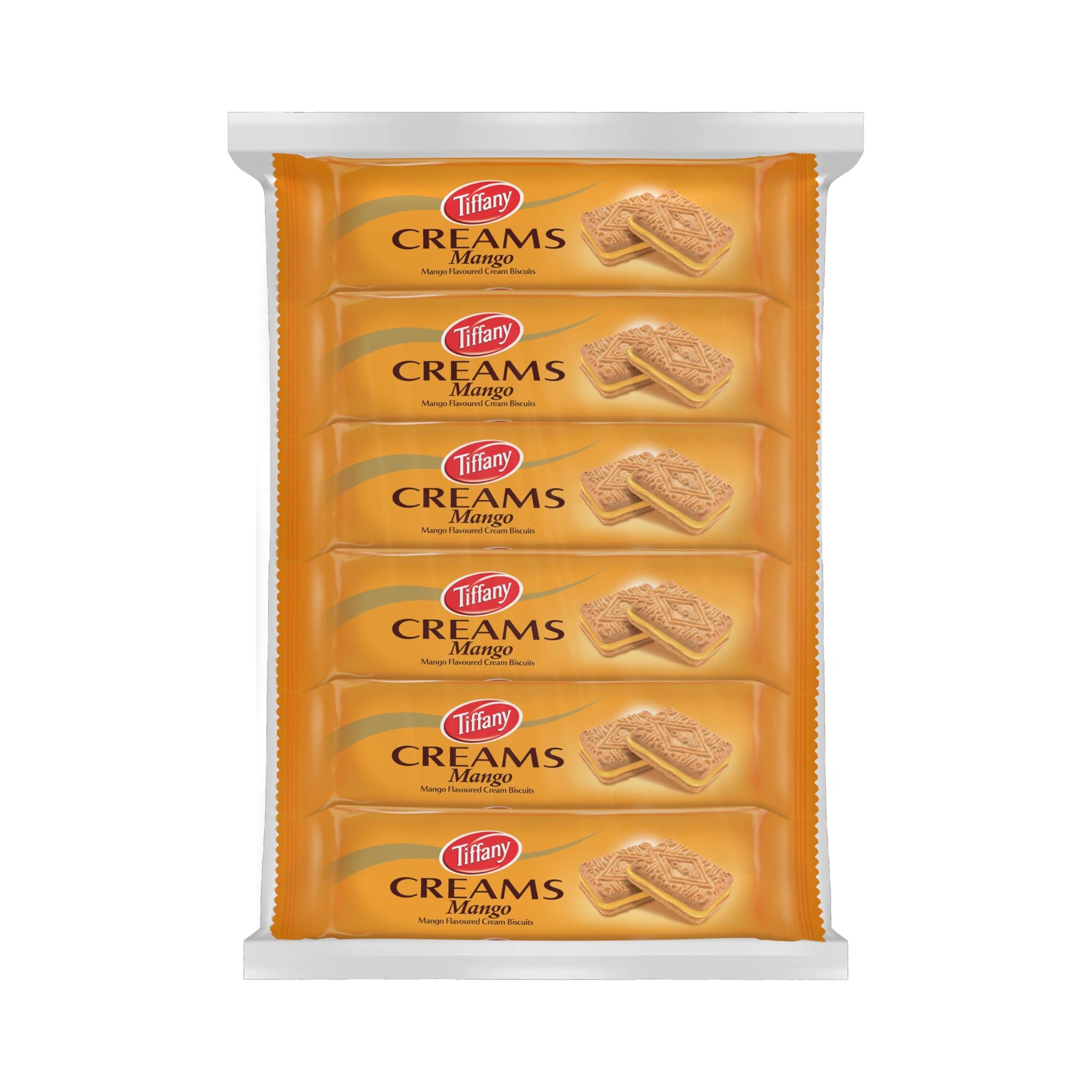 Creams Mango Cream Sandwich Biscuits, 12x80g