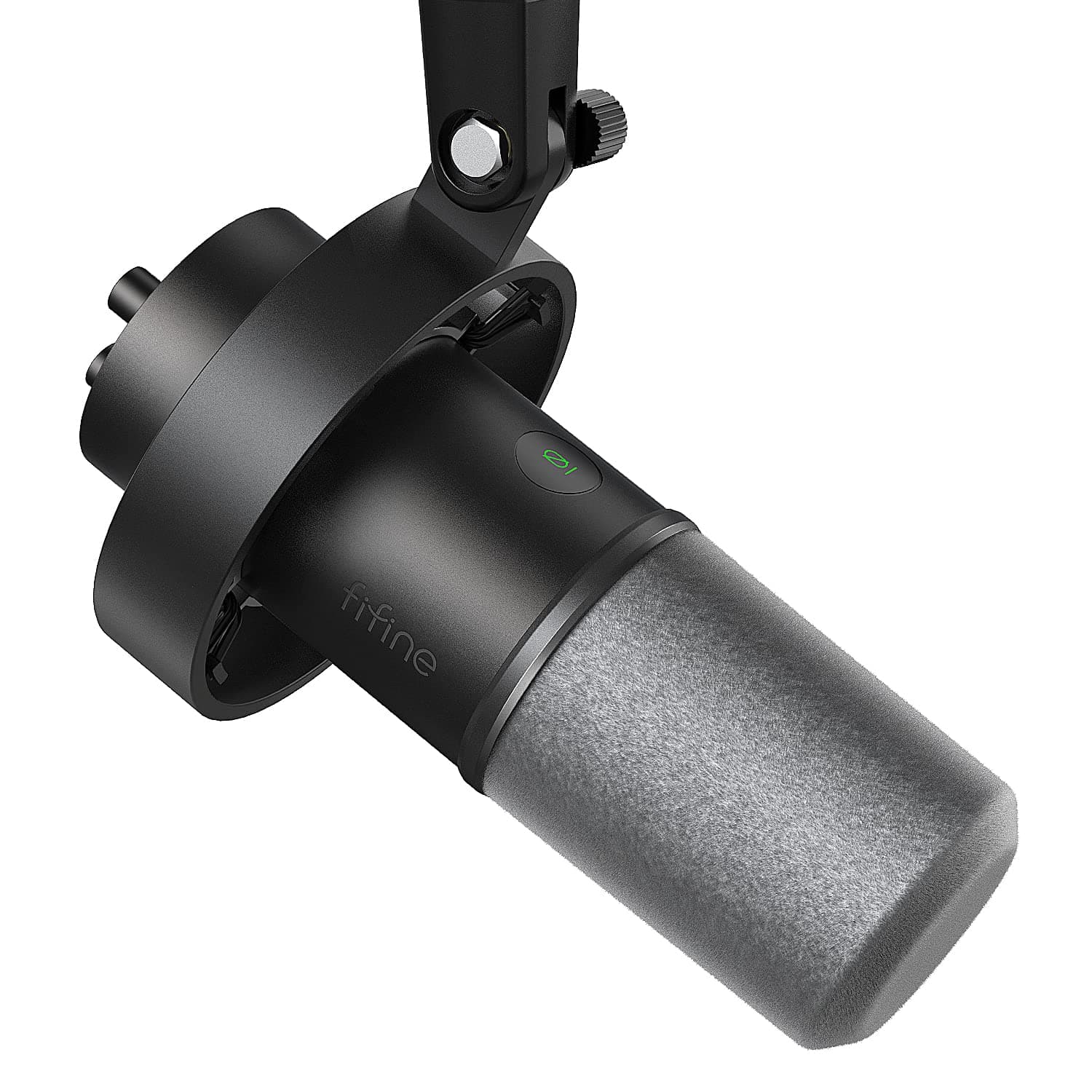 – FIFINE Recording XLR/USB Microphone Studio Dynamic Podcast Cardioid Microphone for Vocal Voice-Over Music Streaming Gaming, with 3.5mm Headphones Jack, Mute Button, Black Metal Mic-K688