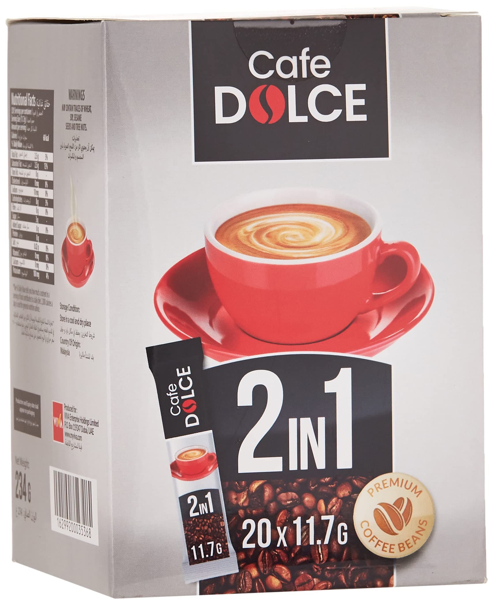 2in1 coffee pack of 20
