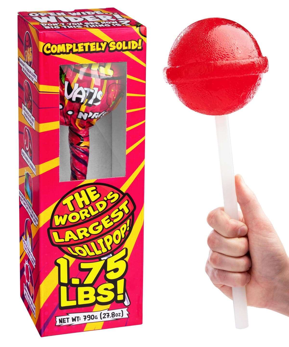 Vat19 - The World's Largest Lollipop (1.75lbs of Solid Candy!)