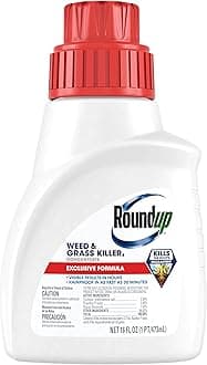 Roundup Weed & Grass Killer₄ Concentrate, Use In and Around Flower Beds, Walkways and other areas of your yard, 16 fl. oz.
