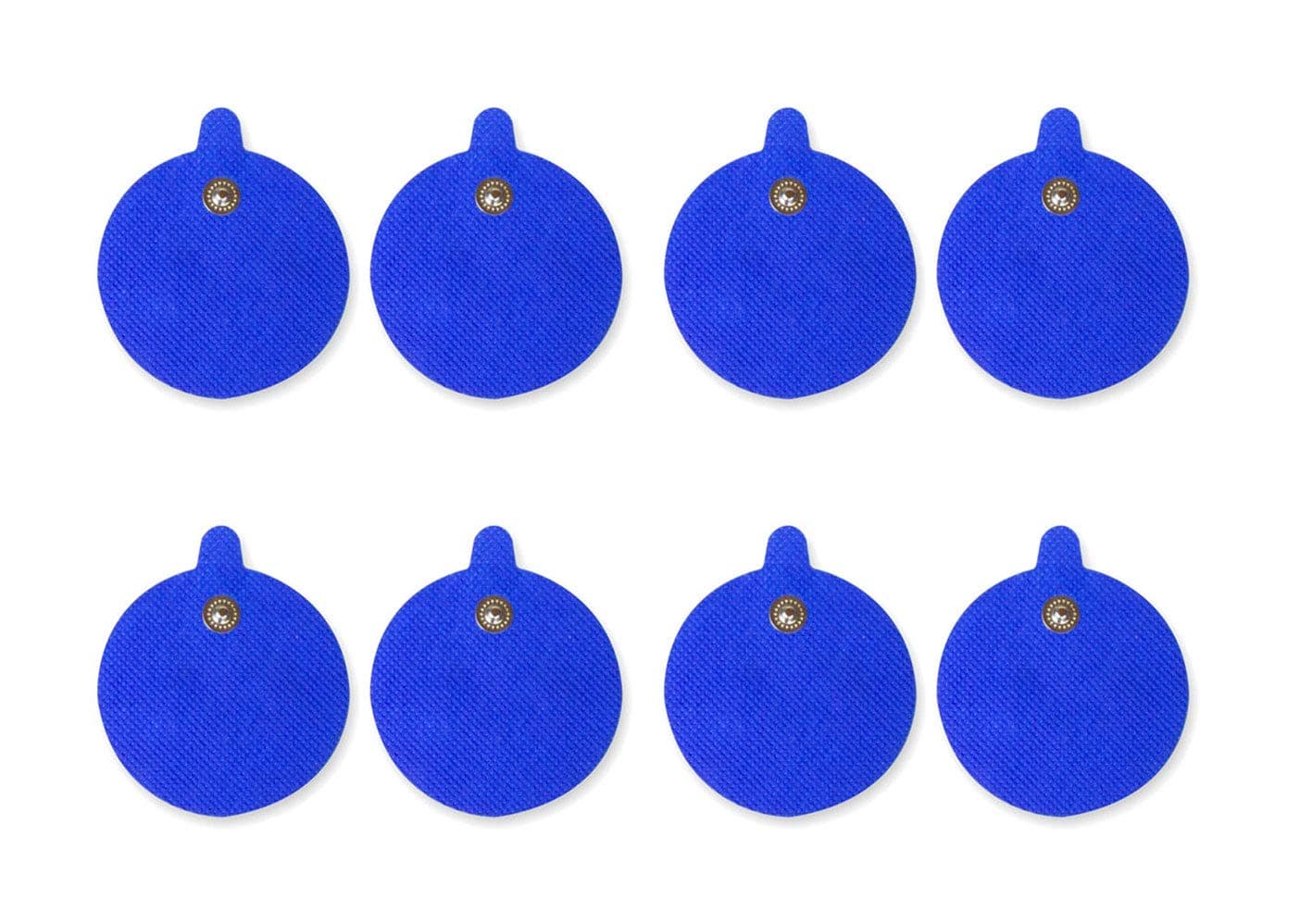 Med-Fit RC360 TENS Machine Pads - 60mm Round Stud Replacement Pads Fit All Medfit Painless TENS Models – Pack of 8 TENS Pads in Total