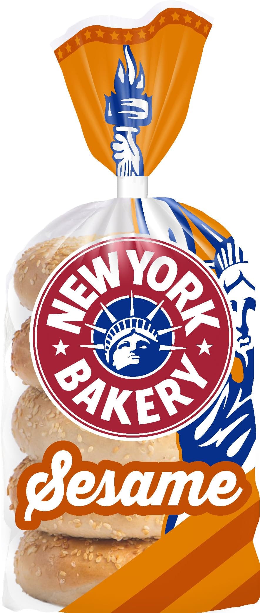New York Bakery Sesame Bagels 5 pack