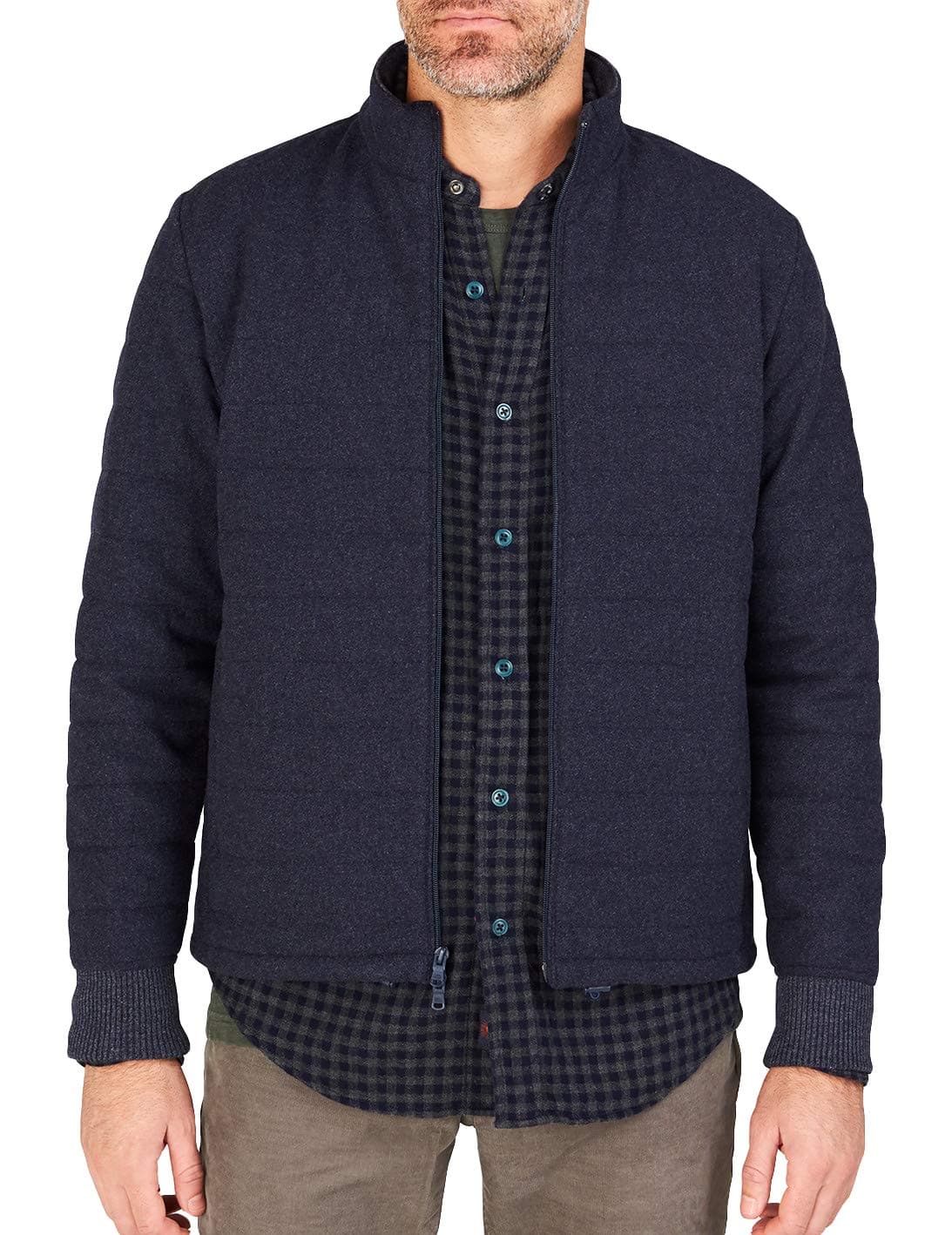 Faherty Men's Sierra Peak Jacket in Navy