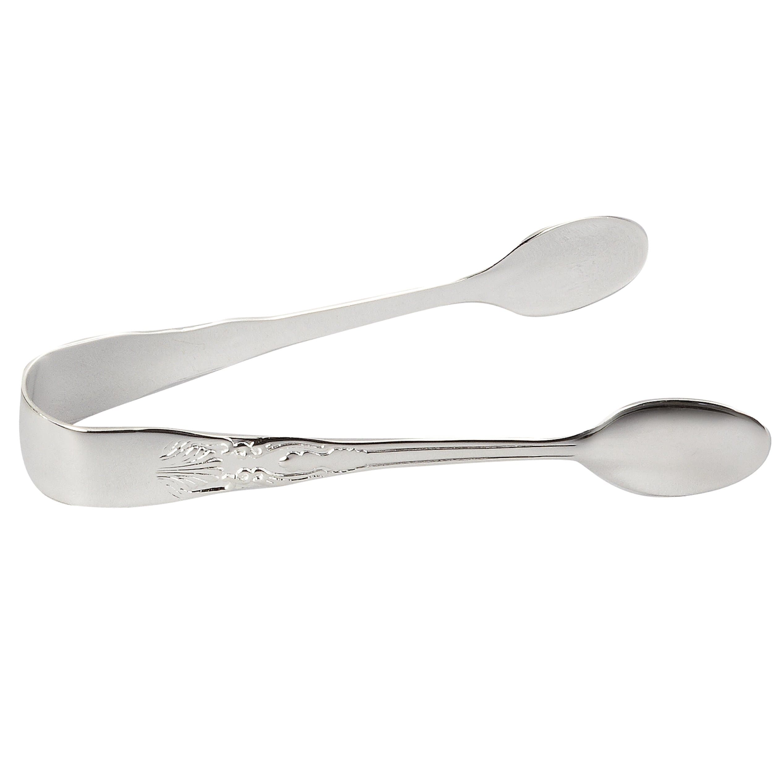 Silver Silver Plated Sugar Tongs, 4-1/2"
