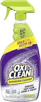 Bathroom Cleaner, Shower, Tub & Tile, Powered by OxiClean Stainfighters, 32 oz