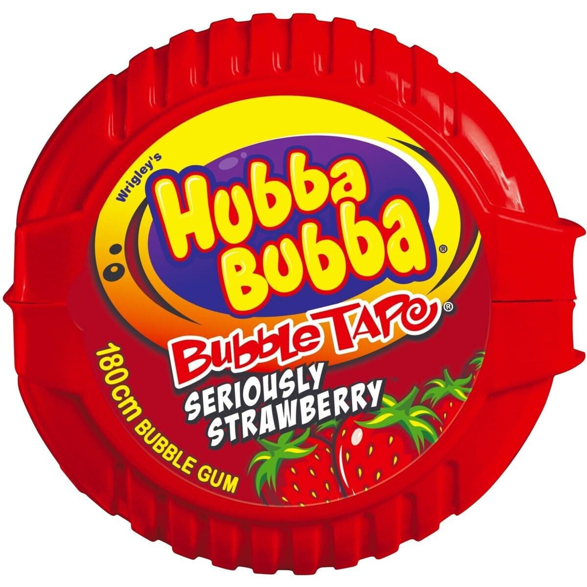 Hubba Bubba Bubble Tape Seriously Strawberry 56g
