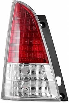 Left Side Tail Light Brake Lamp Back Light Assembly compatable for Toyota Innova 2004-2011 Modal & Easy To fit Type 2 Bulb & wire Not Included