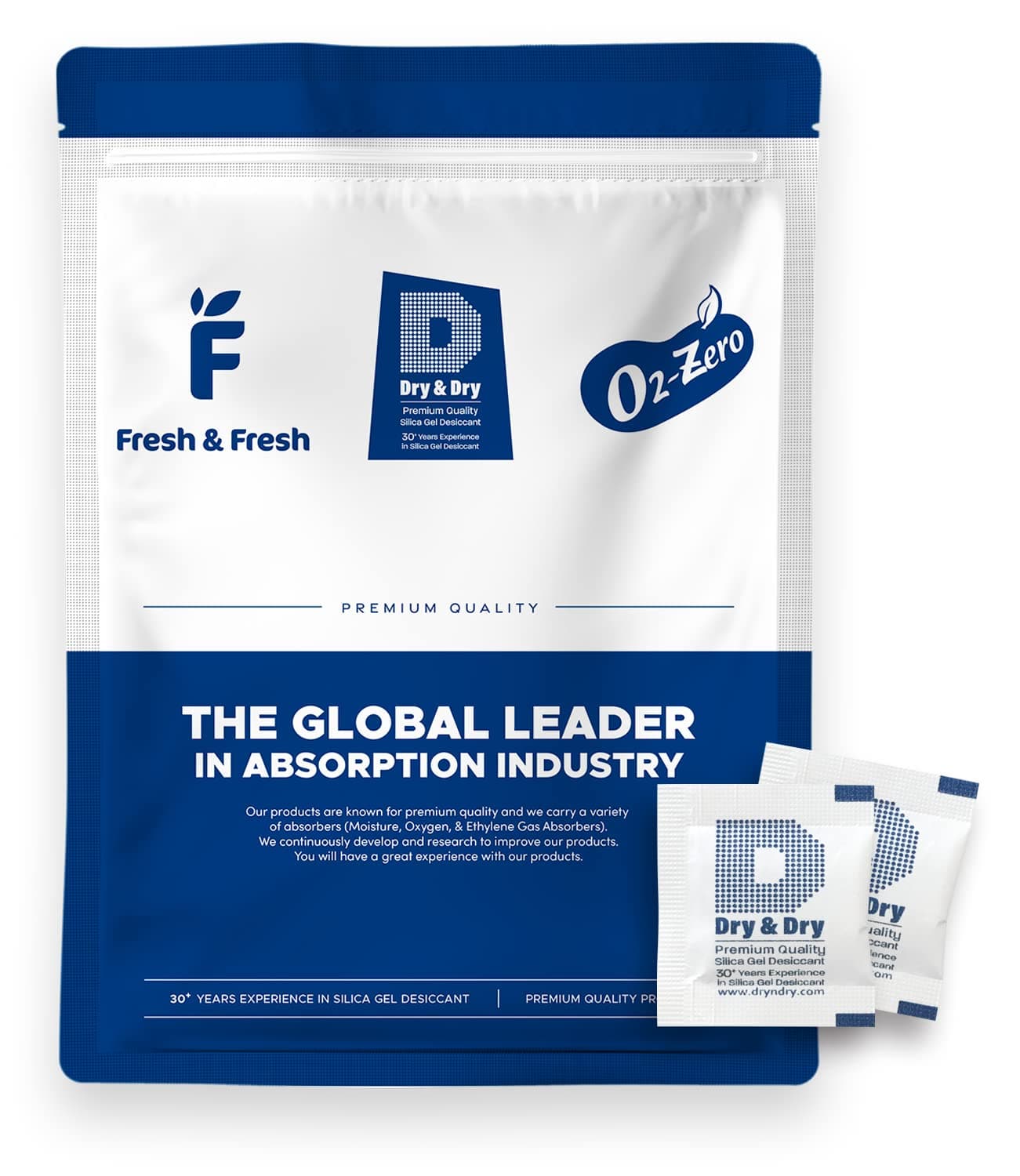 Dry & Dry 1 Gram [1200 Packets] Premium Silica Gel Pure and Safe Silica Gel Packs Desiccant Dehumidifier Desiccant Packs - Food Safe Paper Silica Packets for Moisture Absorber Silica Gel Packets