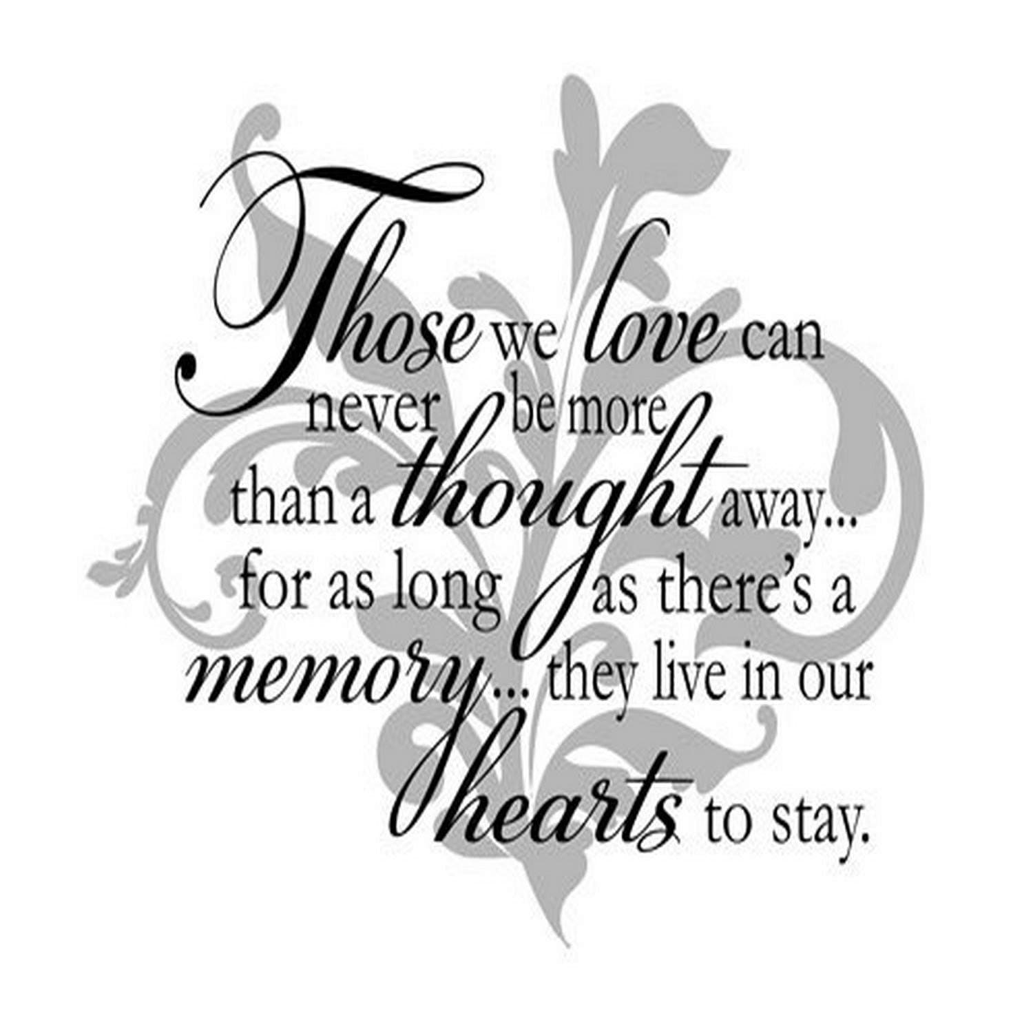 9.75"x7.75" Those we Love Light Box Insert with Flourish