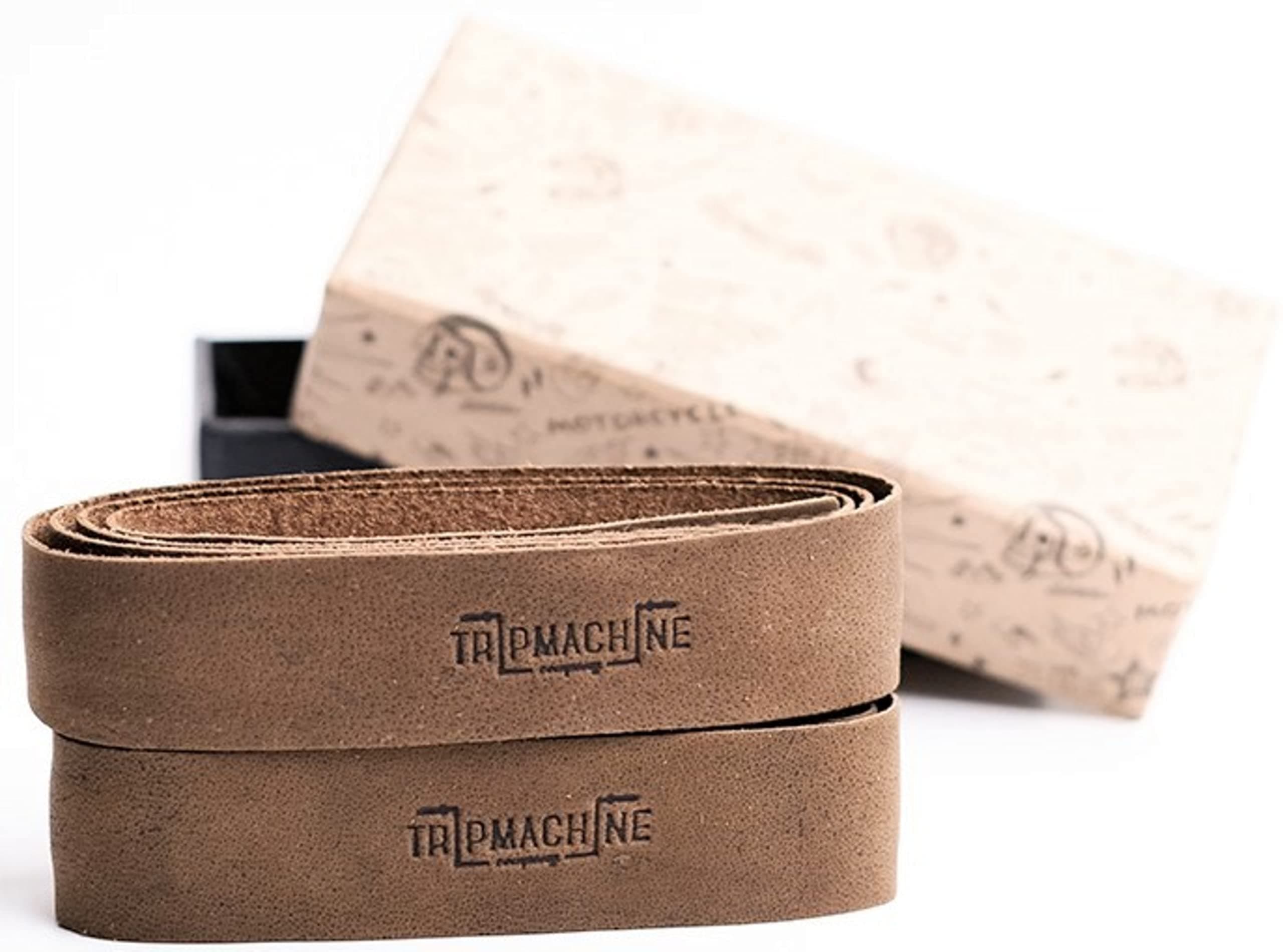 Leather Motorcycle Grips Wrap