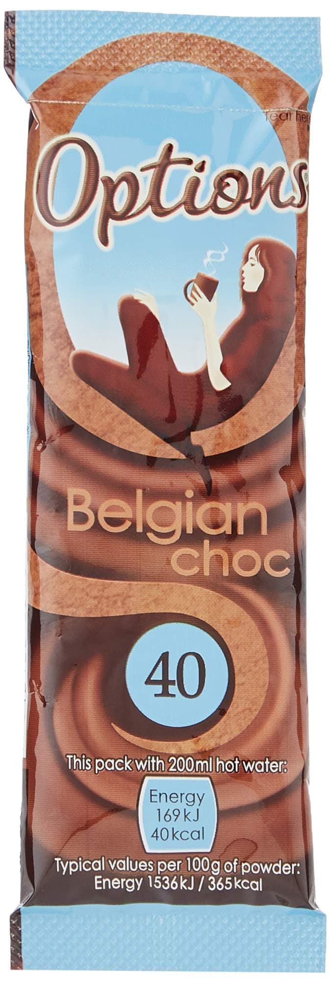 Belgian Chocolate 11g sachets. Box quantity: 100