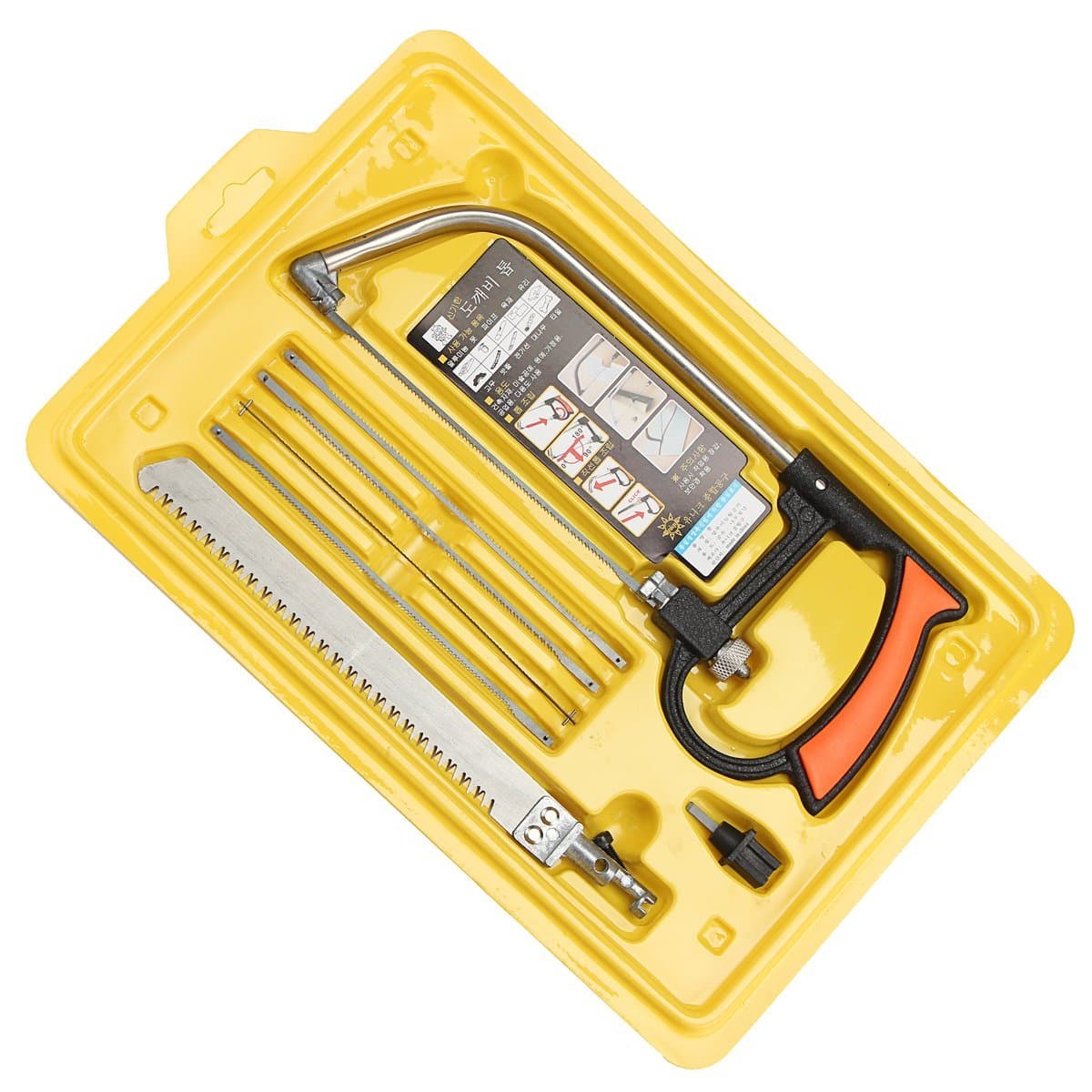 VERAT Magic Saw Universal Hand Saw Kit | Toolbox with Multi Blades Set | Multifunctional Handsaw for Wood, Plastic, Glass, Ceramic Tile | Woodworking Magic Saw