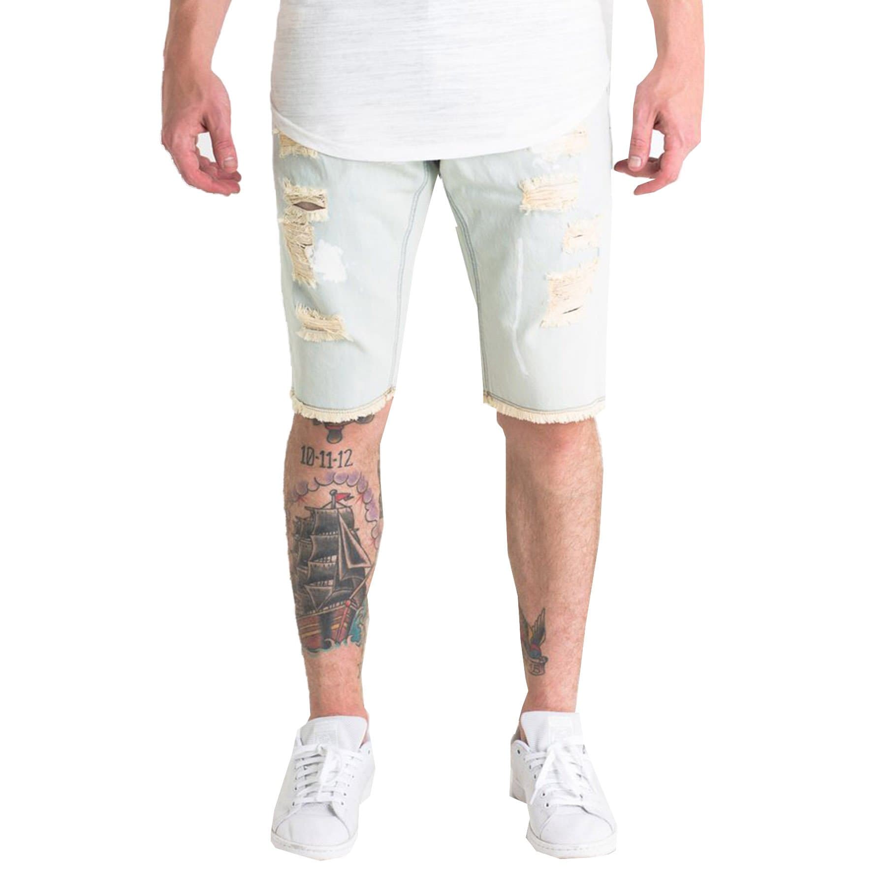 Olympic Shorts In Light Blue/White Size 44