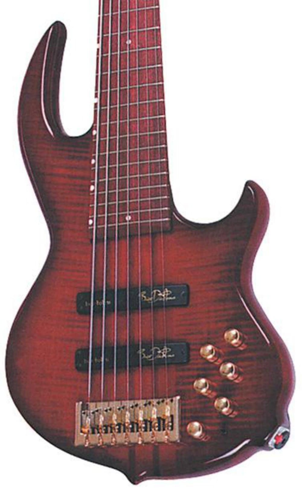 GTBD-7 7 String Bass Guitar Natural