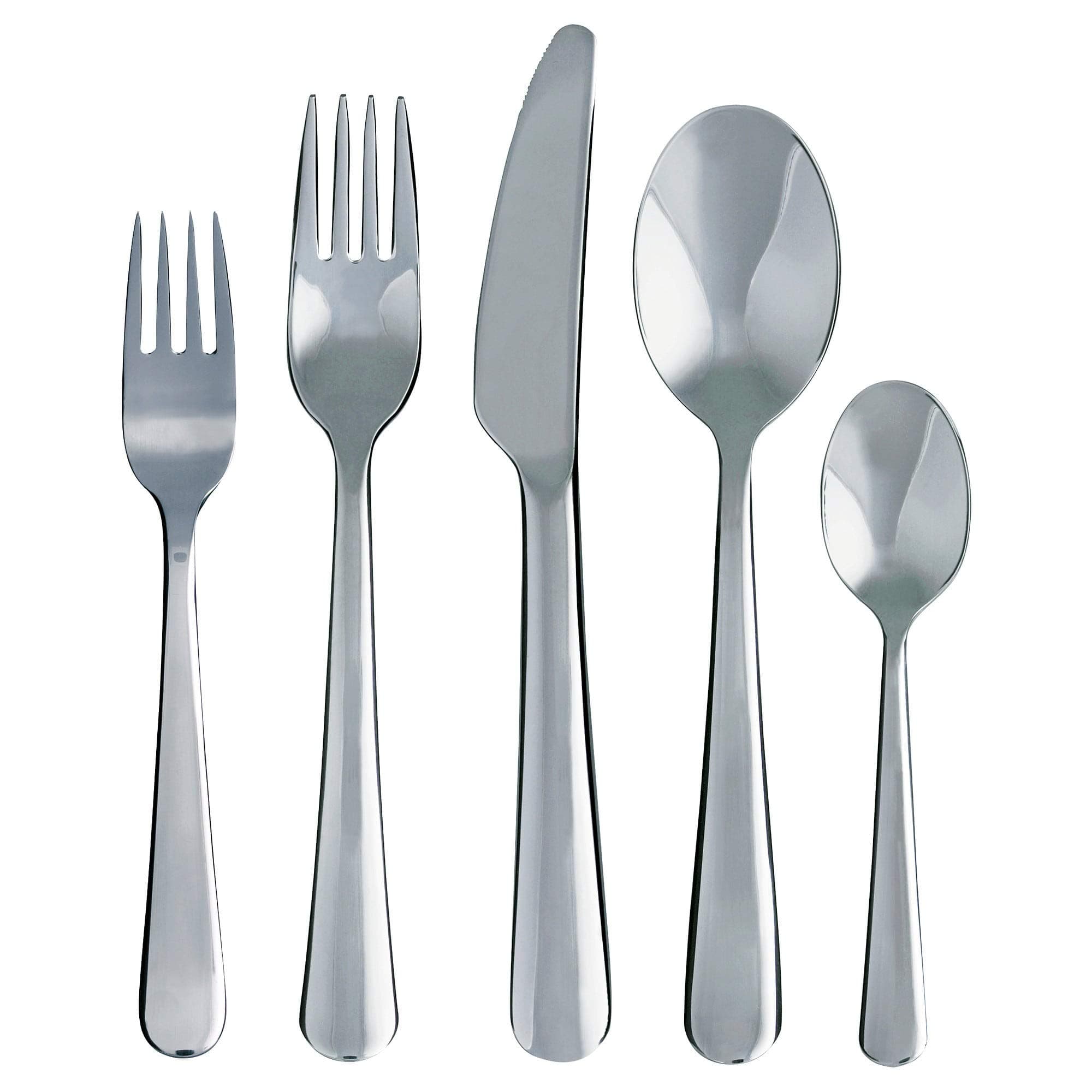 IKEA Dragon 20-Piece Flatware Set, Stainless Steel