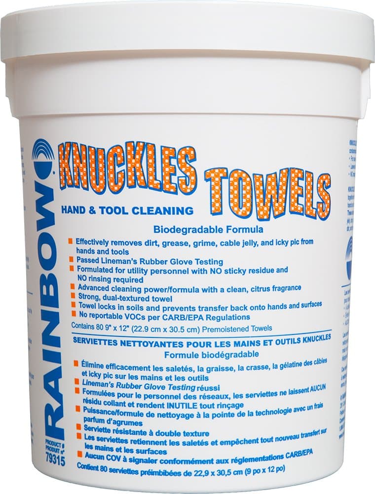 Knuckles Hand & Tool Cleaning Towels