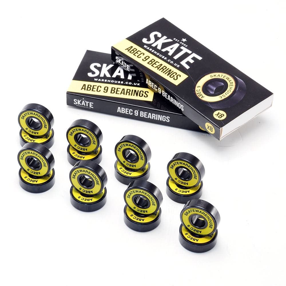 SkatewarehouseABEC 9 Roller Skate/Derby/Inline Bearings x16