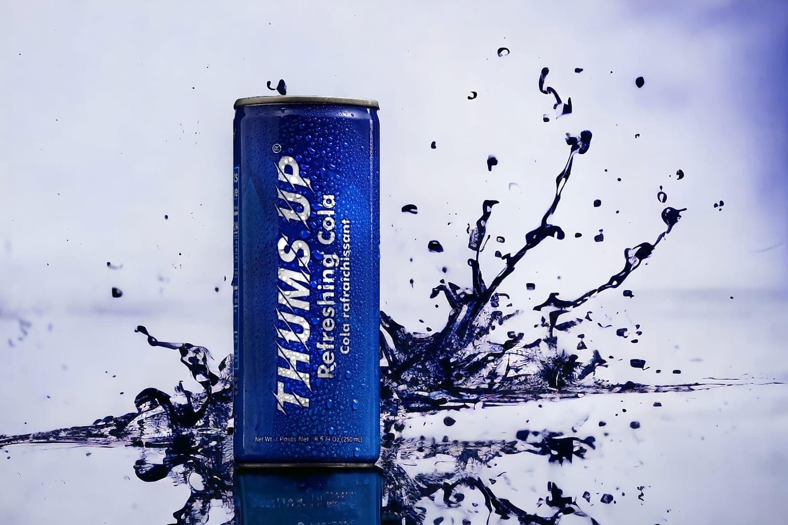 Thums UP Refreshing Cola 250ml/ 8.4 Fl.Oz Each (PACK OF 6) COLA RAFRAICHISSANT.