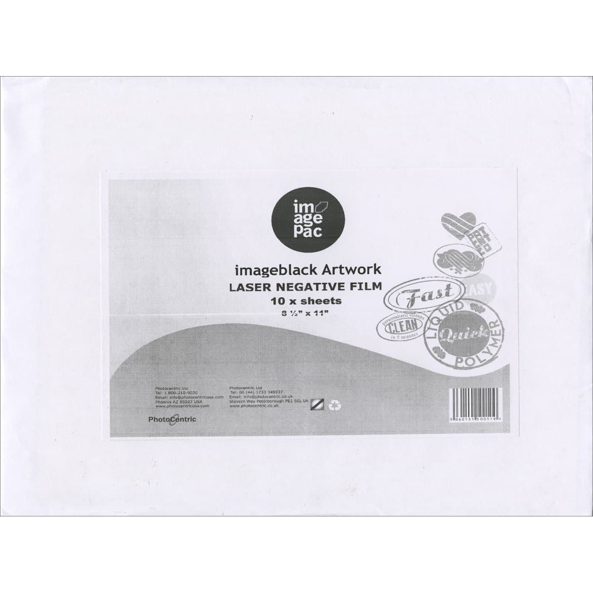 Imagepac StampmakerImagepac Negative Film for Laser Printers 8.5 x 11-inch 10 kg