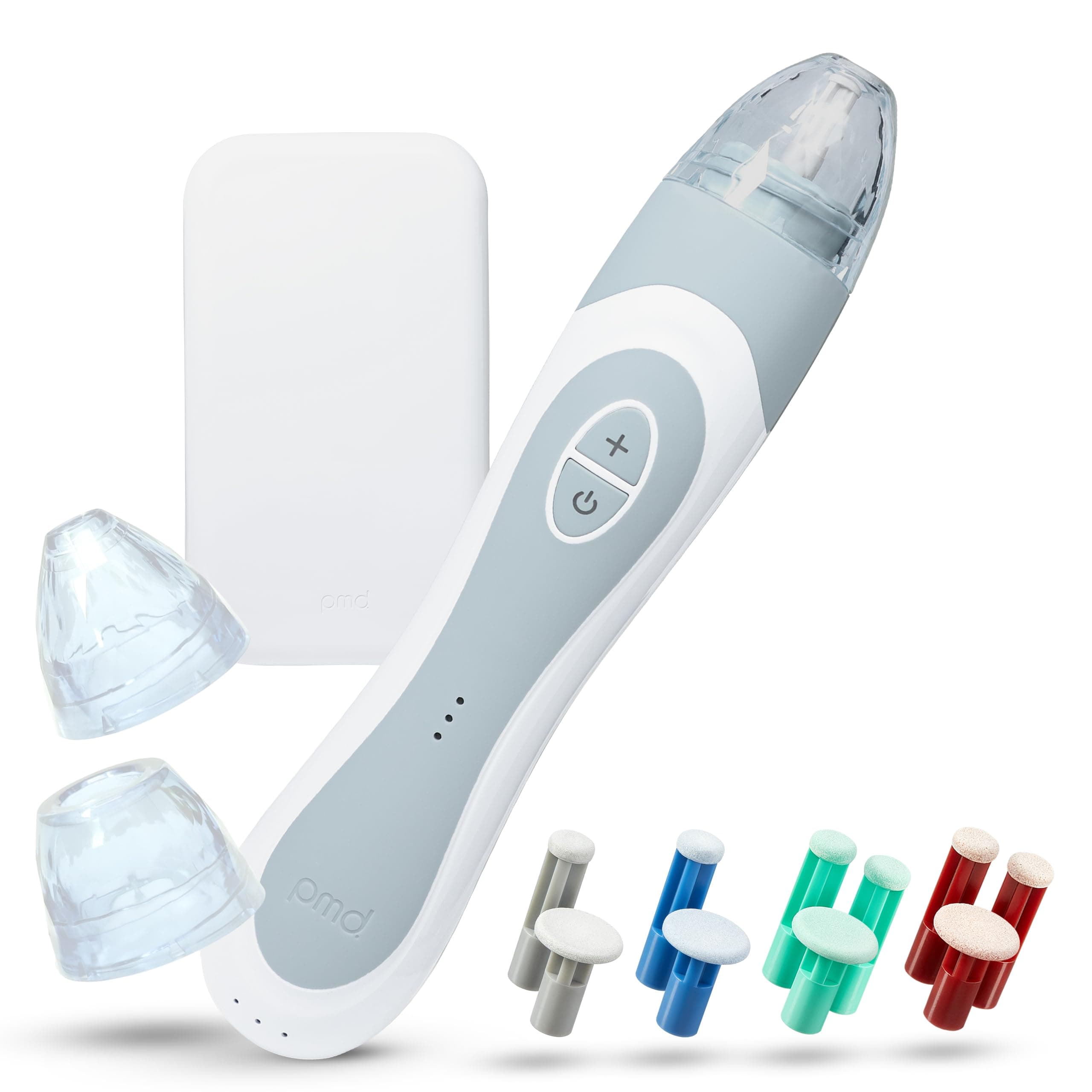 PMD Personal Microderm Elite Pro - At-Home Microdermabrasion Machine with Kit for Face & Body - Exfoliating Crystals and Vacuum Suction for Fresh and Radiant Skin - Three Speed and Suction Options