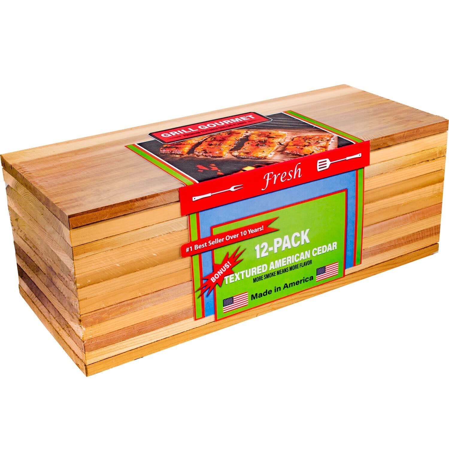 Cedar Grilling Planks - 12 Pack