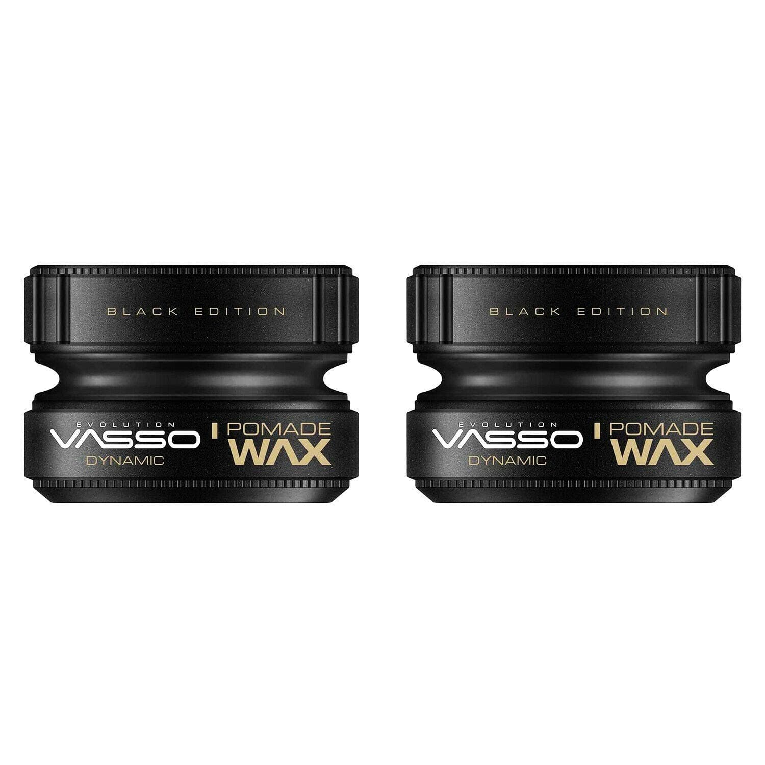 VASSO EVOLUTION MEN POMADE WAX HAIR WAX DYNAMIC BLACK EDITION 150ml 2 PCS OFFER