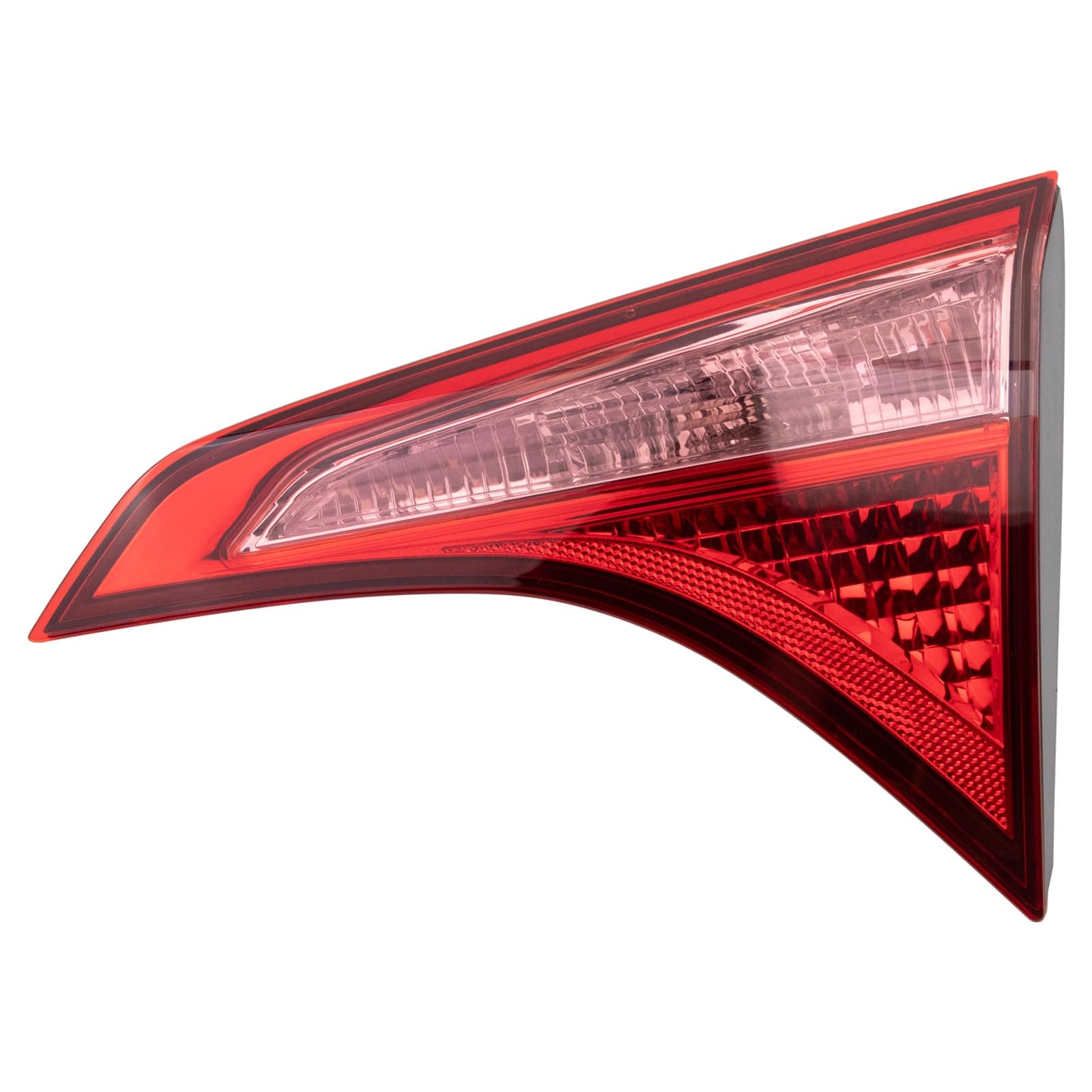 TRQ Right Inner Rear Tail Light Assembly Halogen Passenger Side Compatible with 2017-2019 Toyota Corolla TO2803135