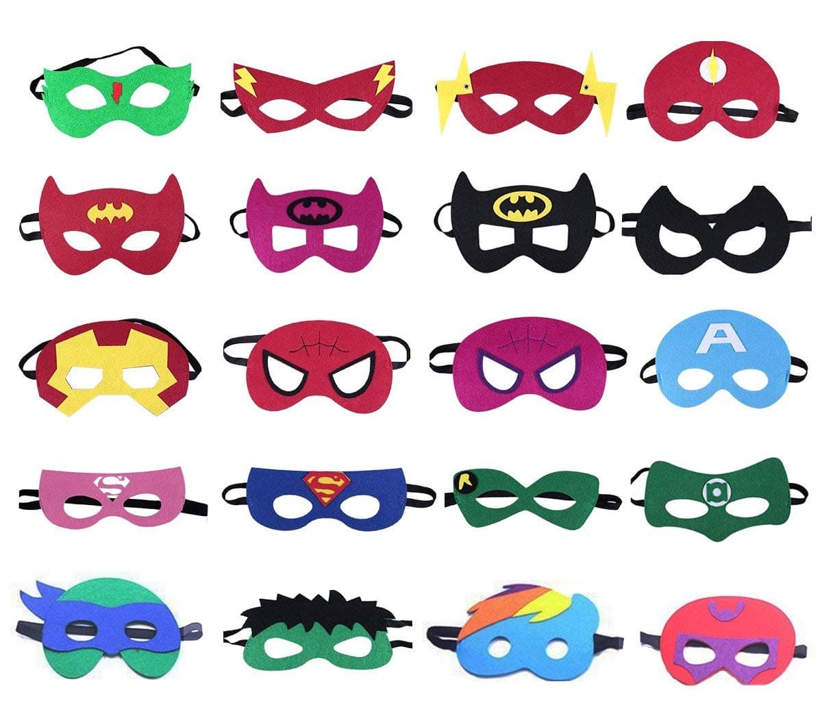 QWER Superheroes Party Masks