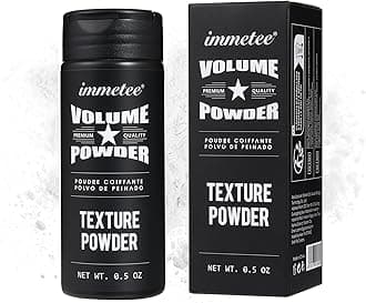 immetee Hair Volume Powder - Texture Styling for Men and Women, Light Control Natural Matte Look, Root Lifting 14g (0.5 oz)