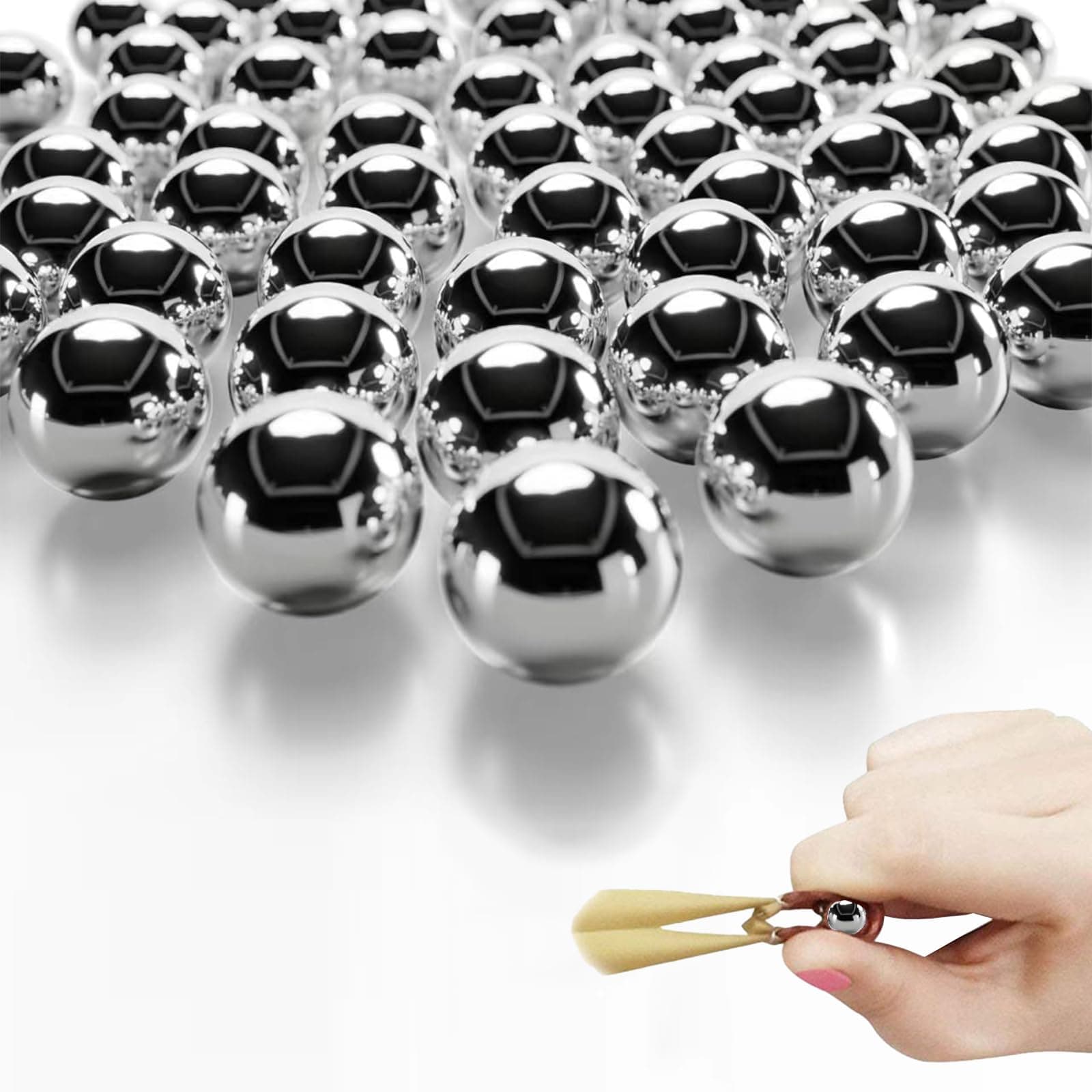 Silver Solid Bearing Ball,100PCS,8 MM Diameter,Stainless Steel Precision Balls