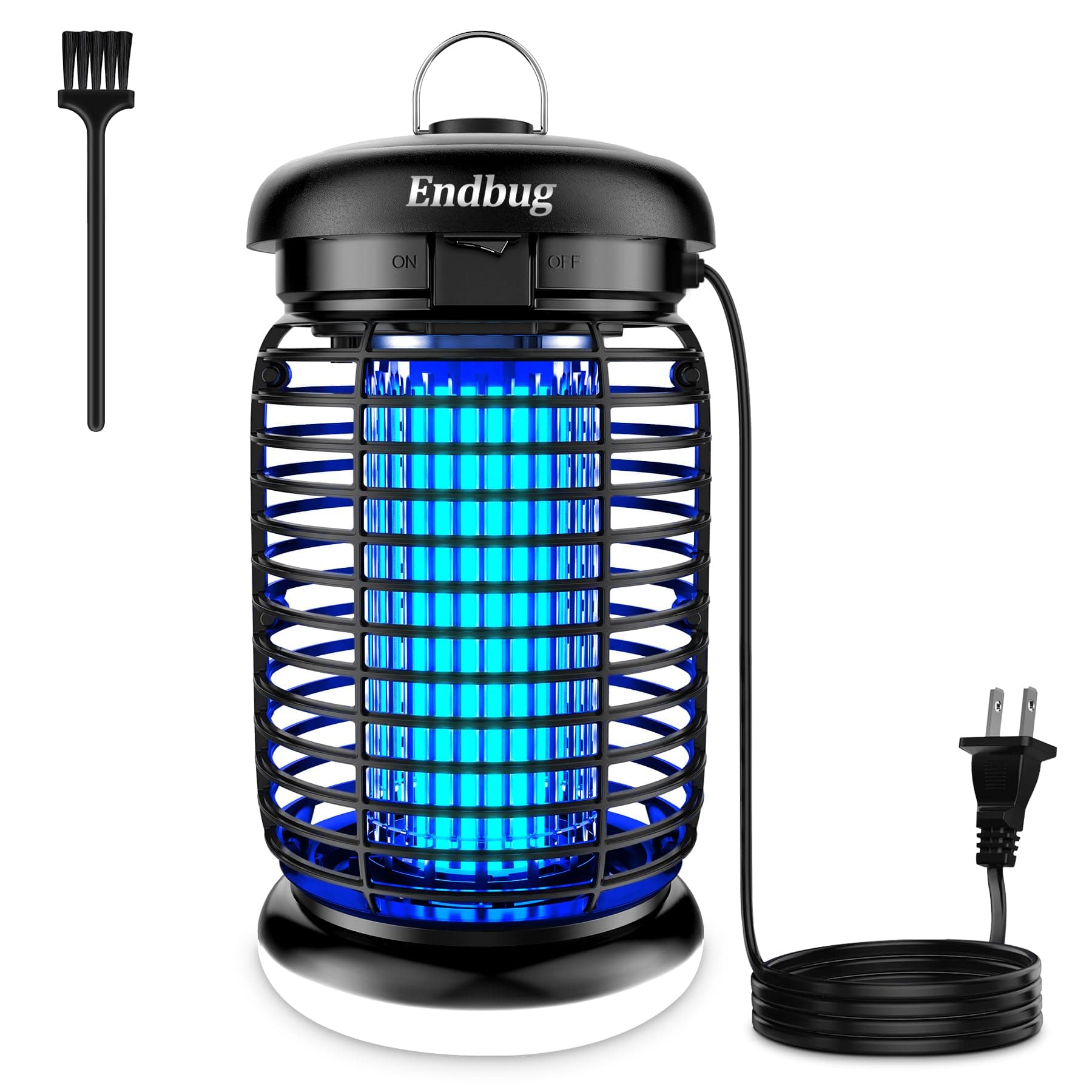 Endbug Bug Zapper, Bug Zapper Outdoor Indoor with LED Light, Electric Mosquito Zapper Fly Zapper, Waterproof Mosquito Killer Insect Zapper Fly Trap for Outside Patio Garden Backyard Home, Plug in