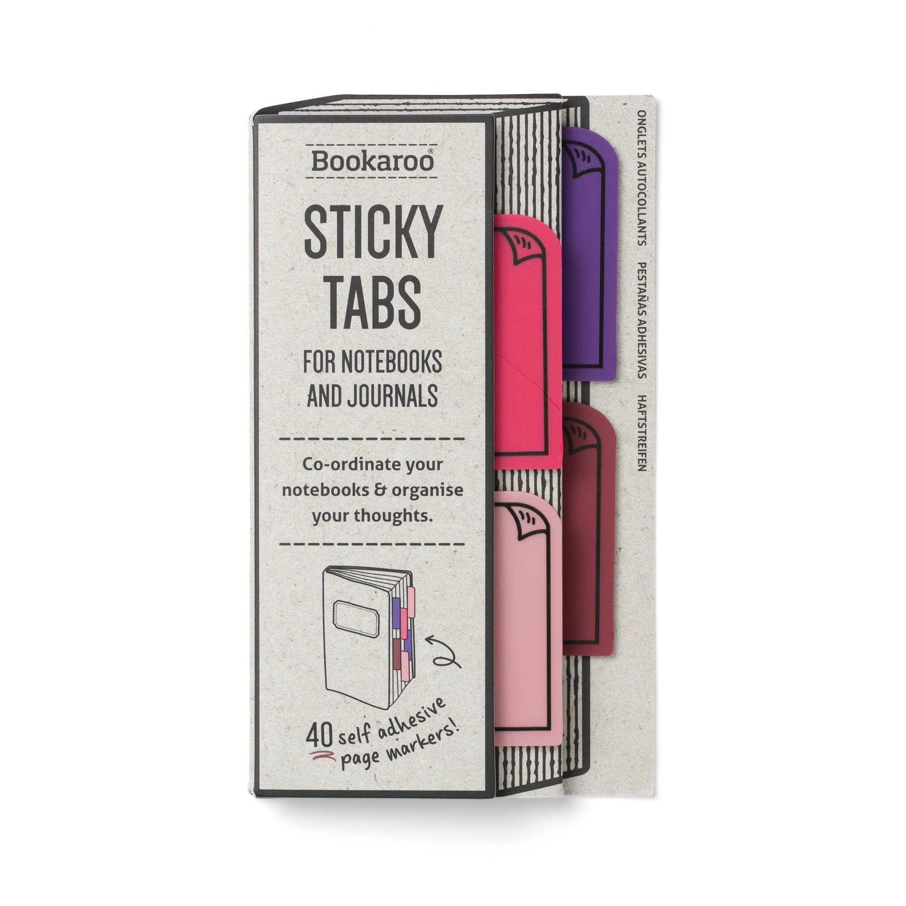 IF Bookaroo Sticky Tabs - Pinks
