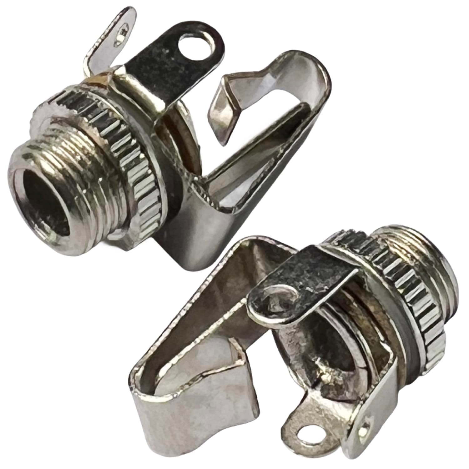 CESS 1/8" 3.5mm Mono TS Female Jack Socket with Switch Panel Mount (10 Pack)