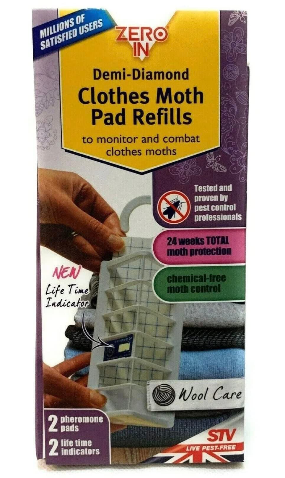 STV Demi Dimond Clothes Moth Trap Refills