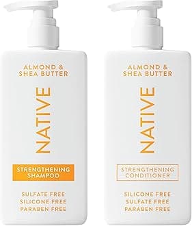 Shampoo and Conditioner Contain Naturally Derived Ingredients| All Hair Type Color & Treated, Fine to Dry Damaged, Sulfate & Dye Free - Almond & Shea Butter, 16.5 fl oz each (2 pack)