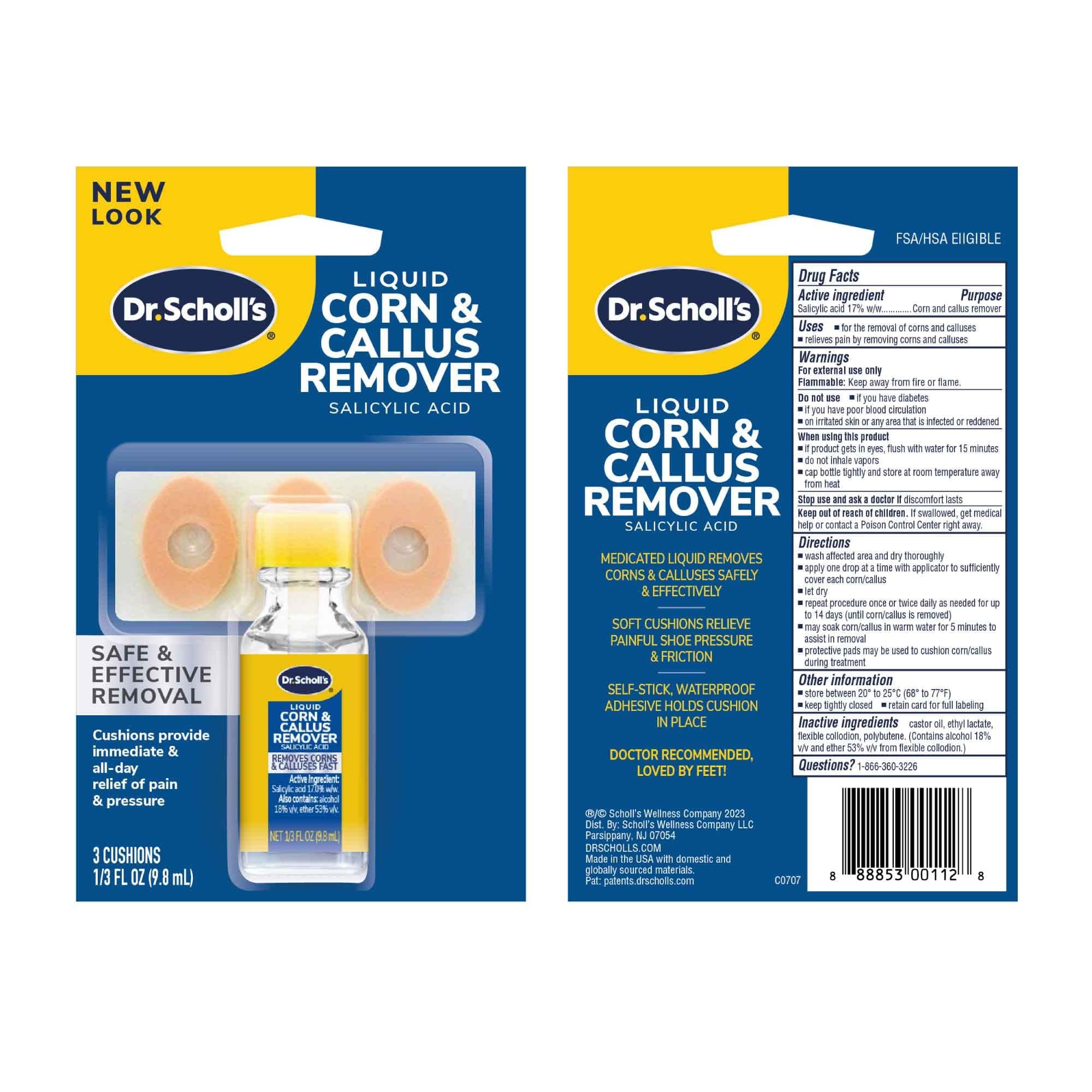 Dr. Scholl's Liquid Corn/Callus Remover 1/3 oz