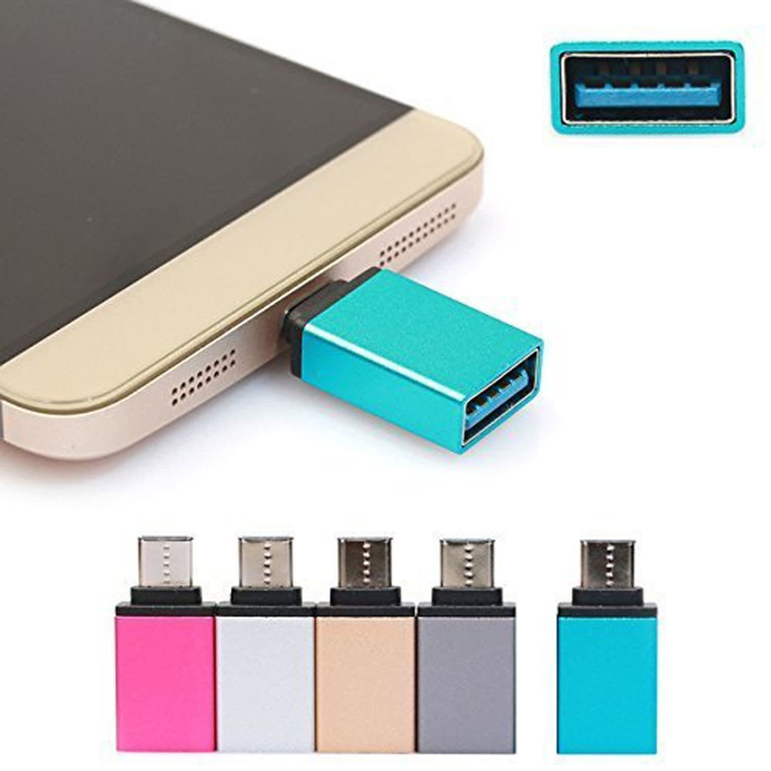 VOLTAC USB 3.1 Type-C Male OTG to USB 3.0 Female for Type C OTG Devices (Color May Vary) Model 411502