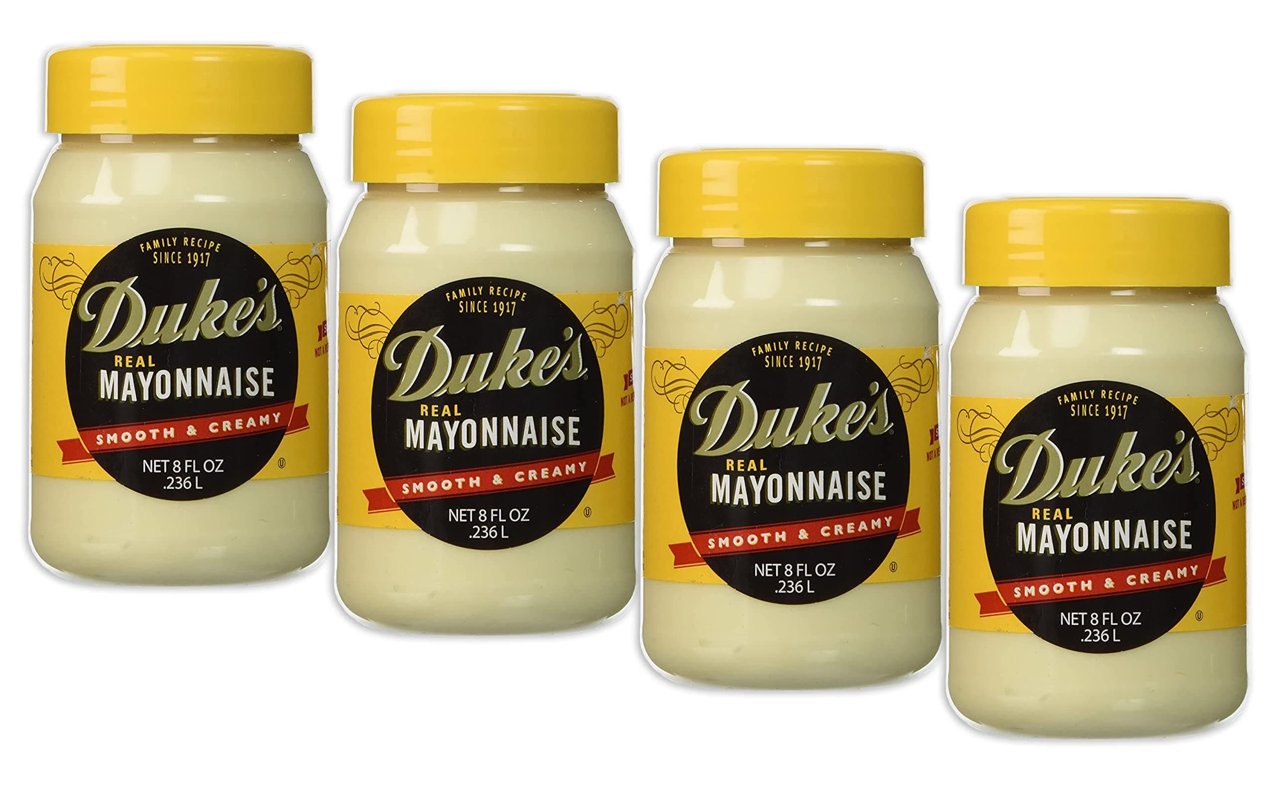 Duke's Real Mayonnaise - Two 8 Fl Oz Jars - PACK OF 4