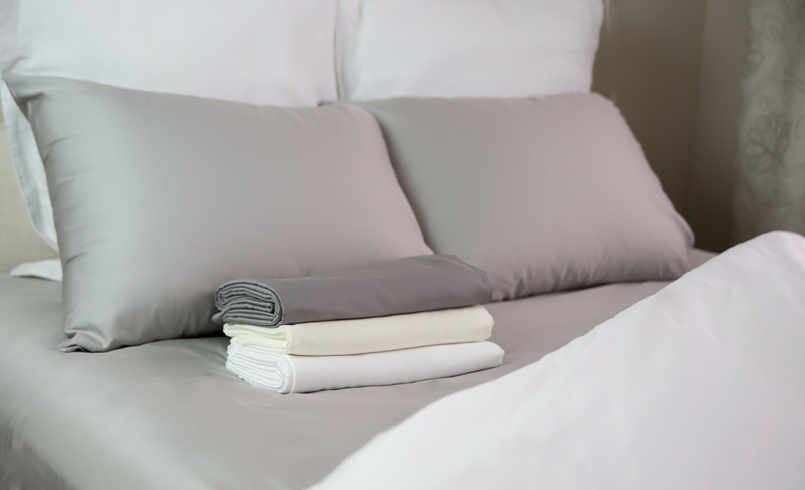 Resorts Resource Group Two Pack Bamboo Pillowcase (Full/Queen, Pure White)