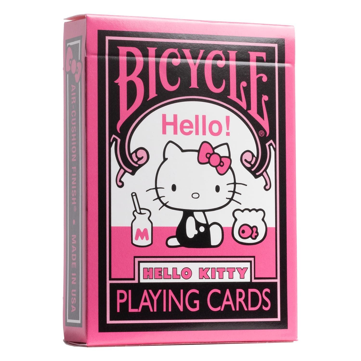 Hello Kitty Playing Cards, Black & Pink, 1 Deck