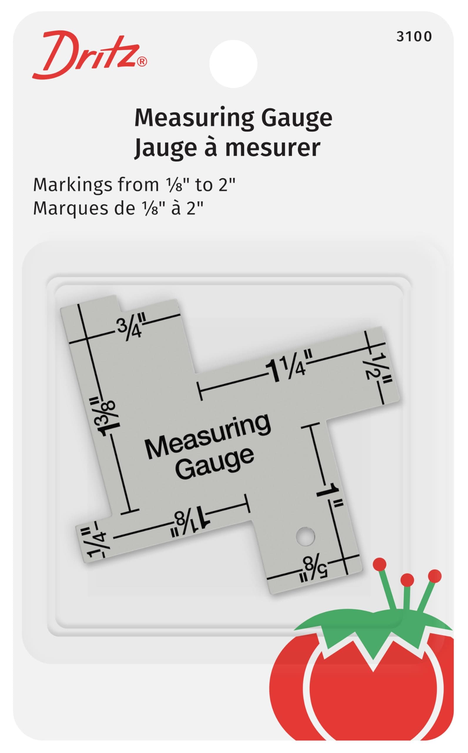 3100 14 in 1 Measuring Gauge, Silver