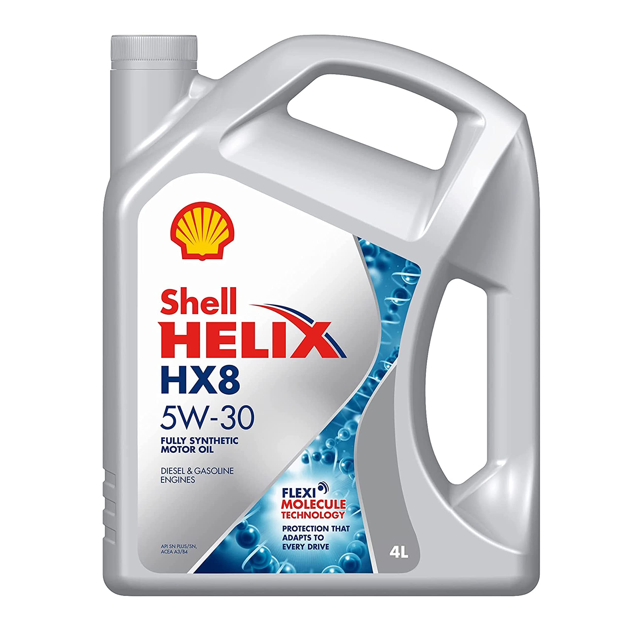 Helix HX8 5W-30 API SN Plus Fully Synthetic Engine Oil for Petrol, Diesel & CNG Cars, Truck (4 L)