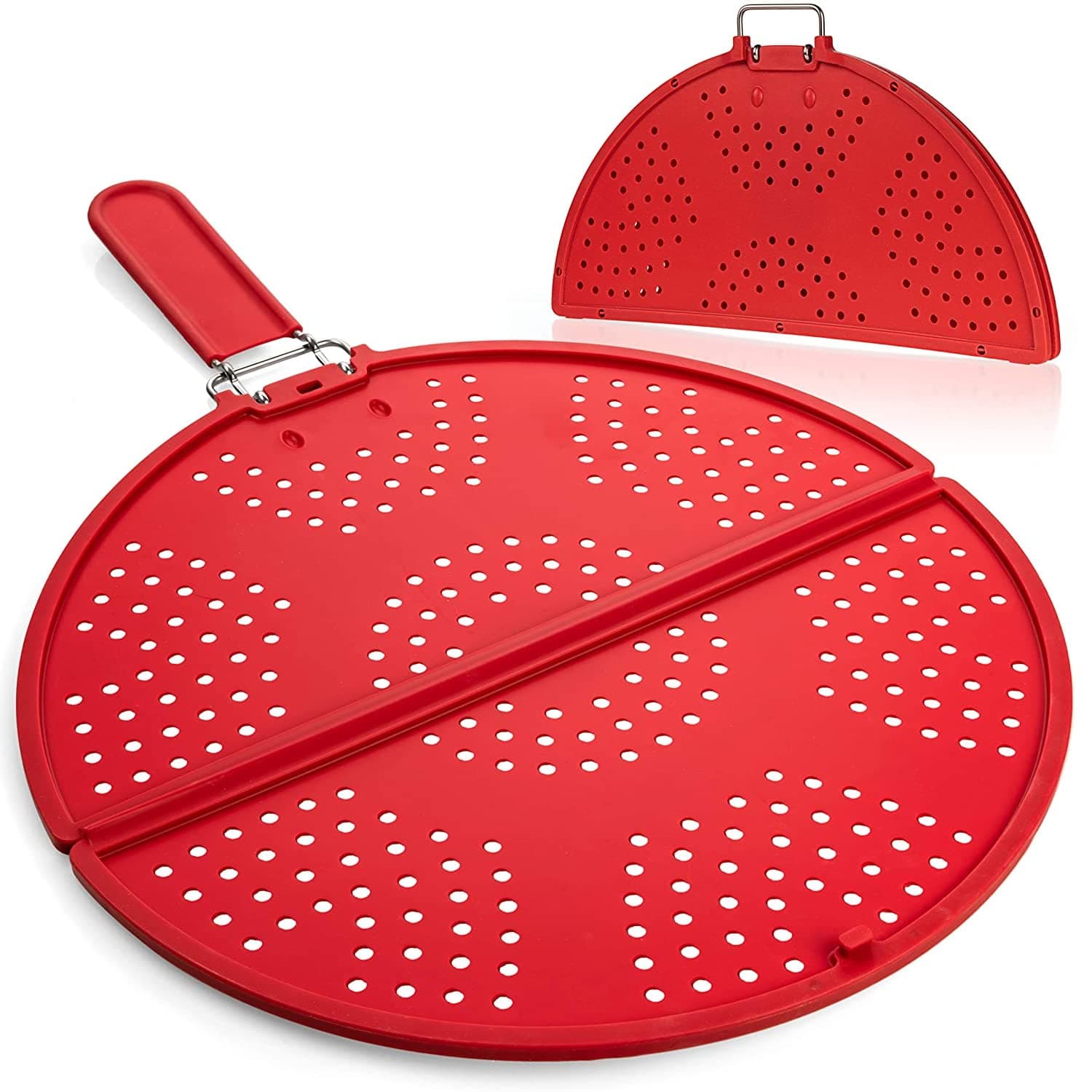 Splatter Screen for Frying Pan Foldable Grease Splatter Guard